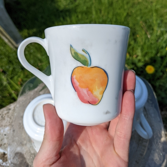 Corning Fruit themed coffee Cups - Picture 4 of 13